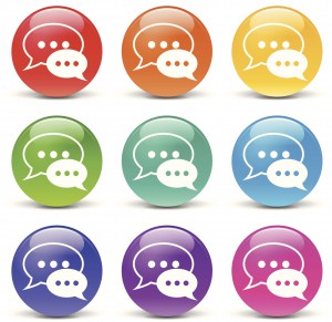 Vector chat icons